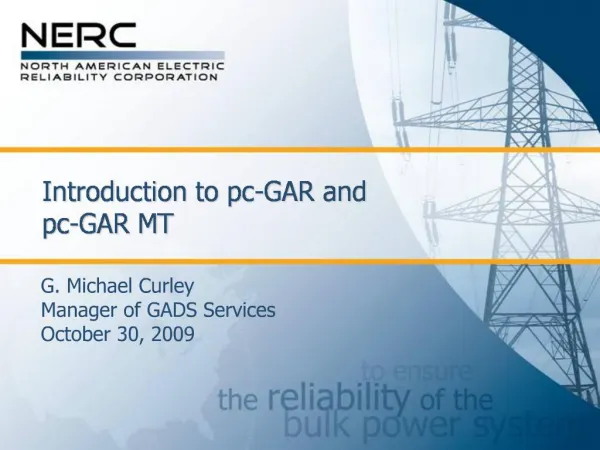 Introduction to pc-GAR and pc-GAR MT