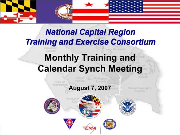 National Capital Region Training and Exercise Consortium