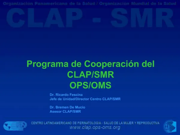 Programa de Cooperaci n del CLAP