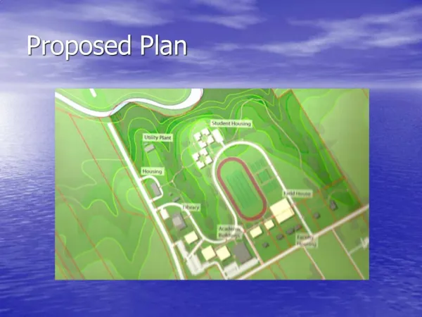 Proposed Plan