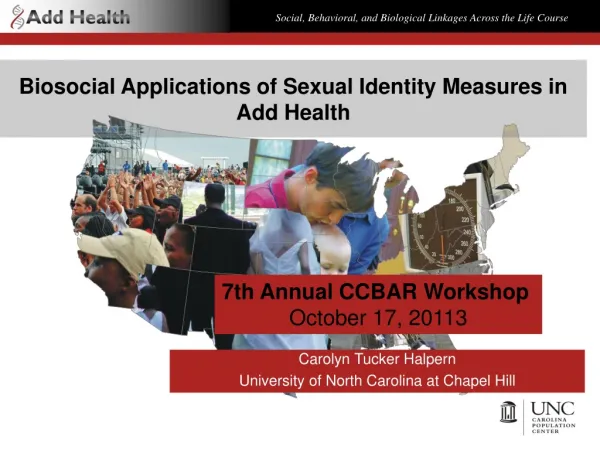 Biosocial Applications of Sexual Identity Measures in Add Health