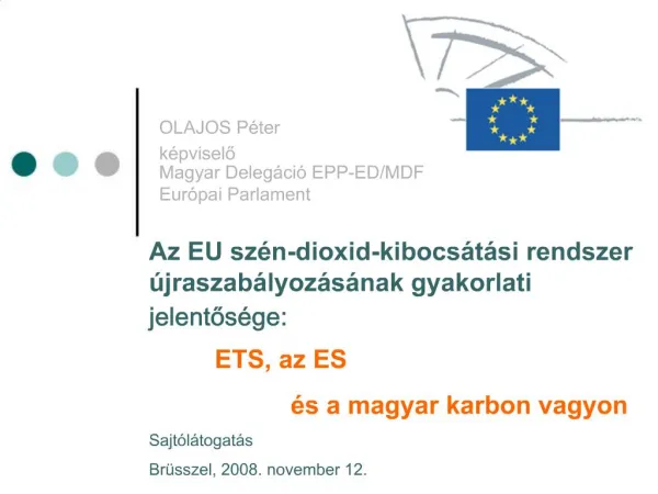 OLAJOS P ter k pviselo Magyar Deleg ci EPP-ED
