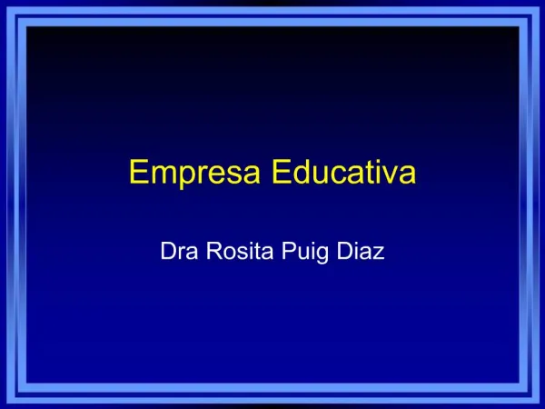 Empresa Educativa