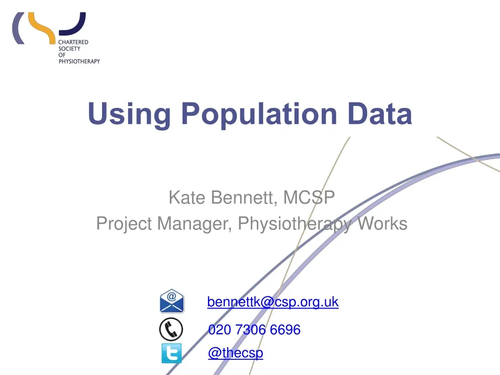 using population data