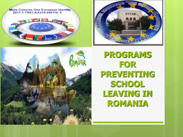 PROGRAMS FOR PREVENTING SCHOOL LEAVING IN ROMANIA