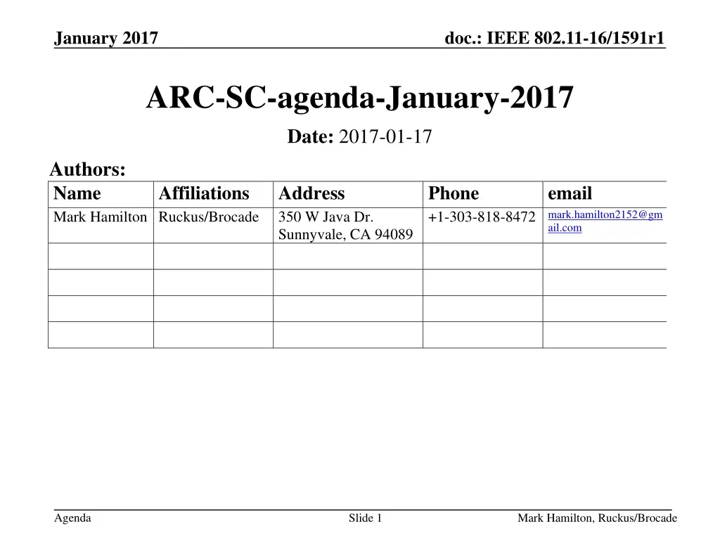arc sc agenda january 2017