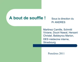 A bout de souffle - slide 1
