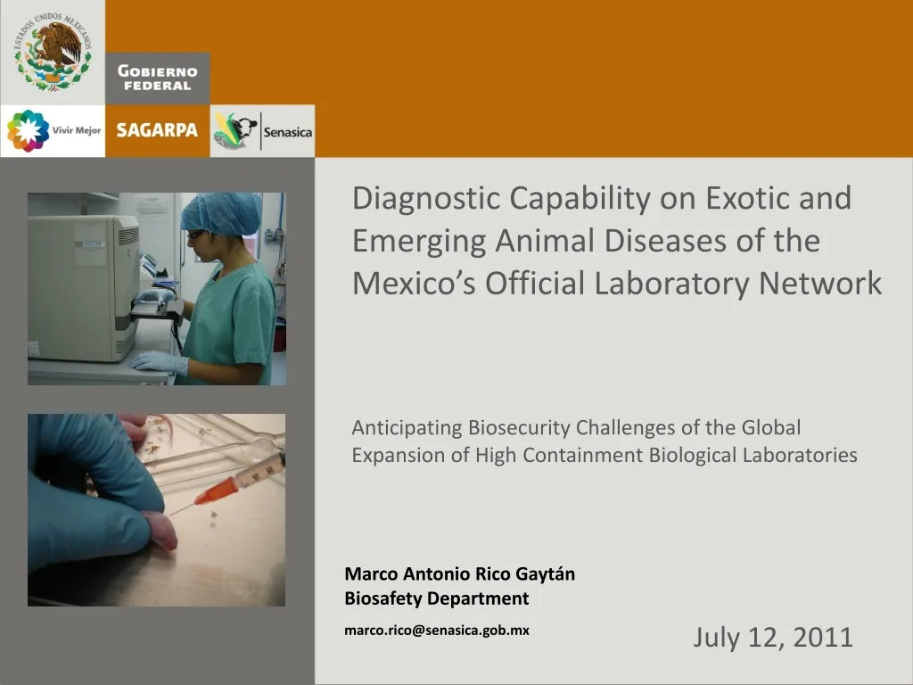 diagnostic capability on exotic and emerging