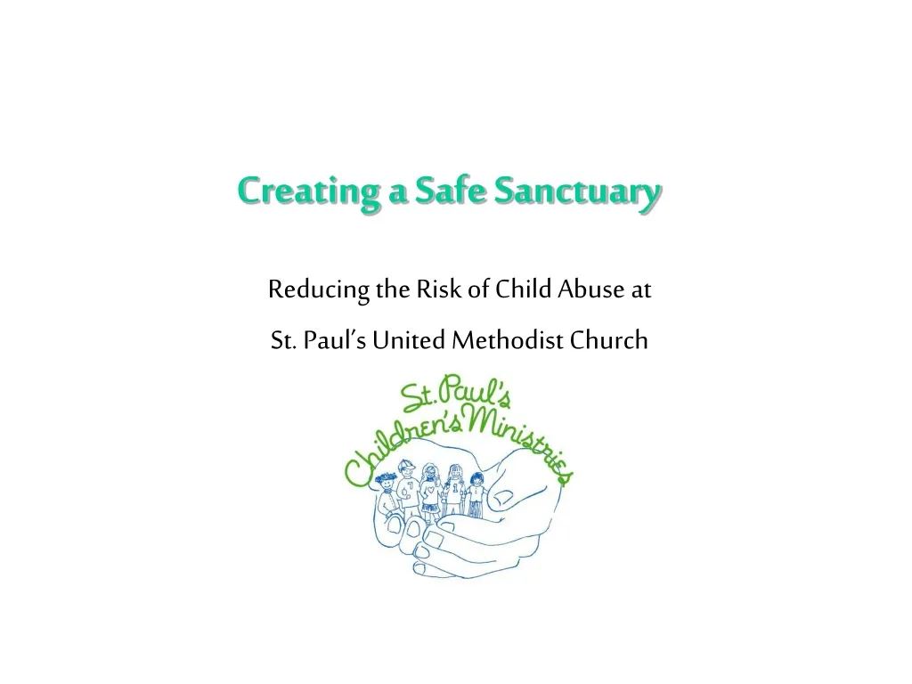 creating a safe sanctuary