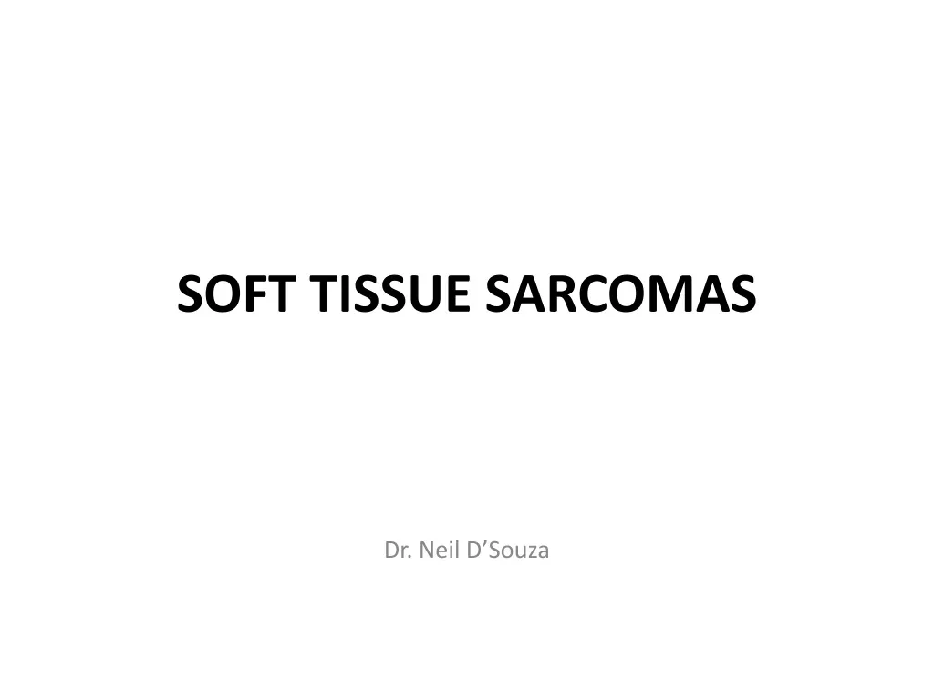 soft tissue sarcomas