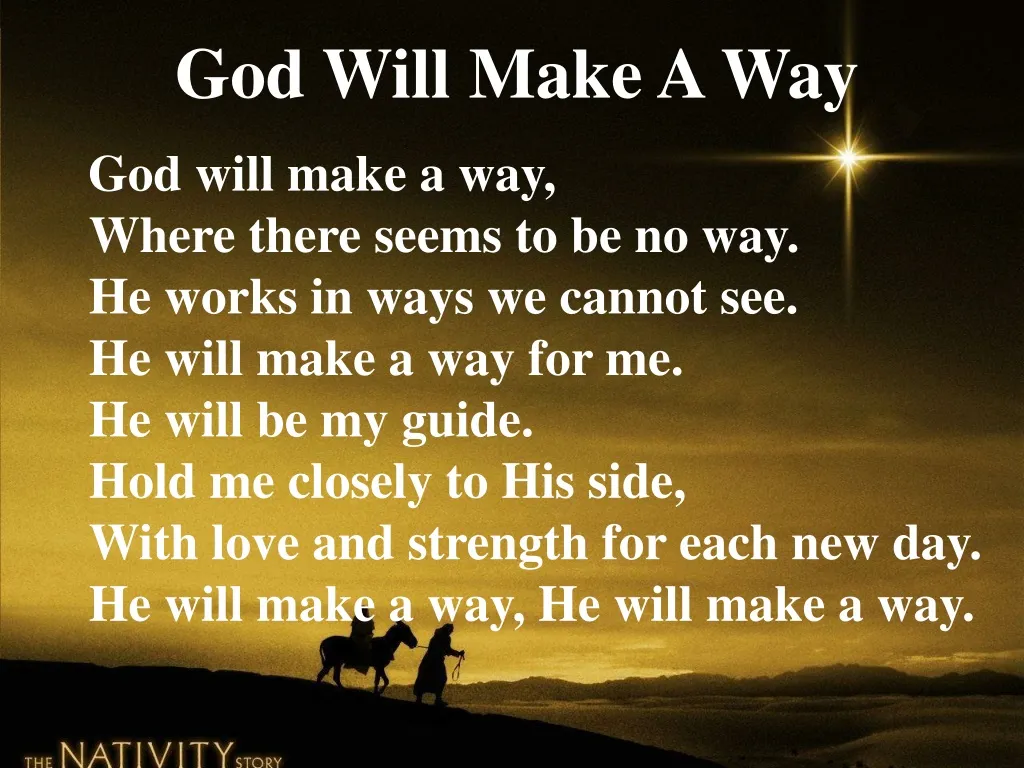 god will make a way