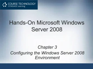 Hands-On Microsoft Windows Server 2008 - slide 1