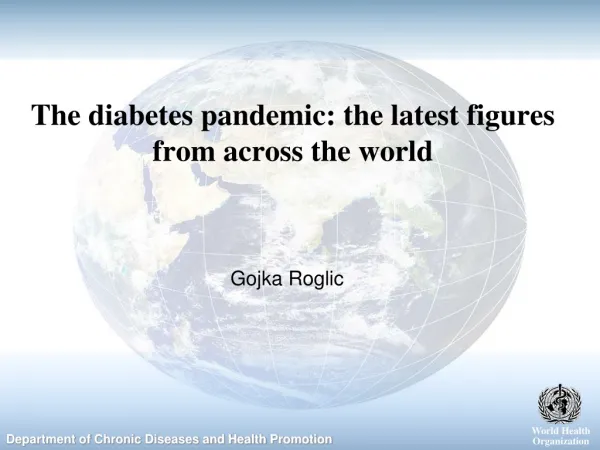 The diabetes pandemic: the latest figures from across the world
