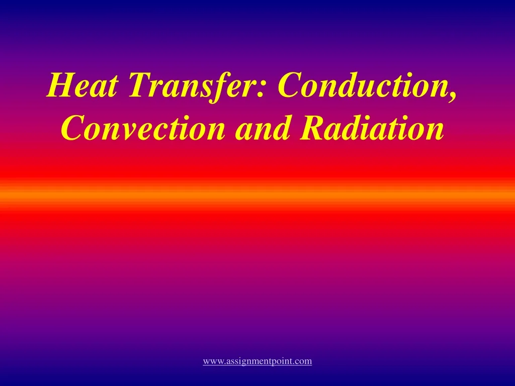 heat transfer conduction convection and radiation