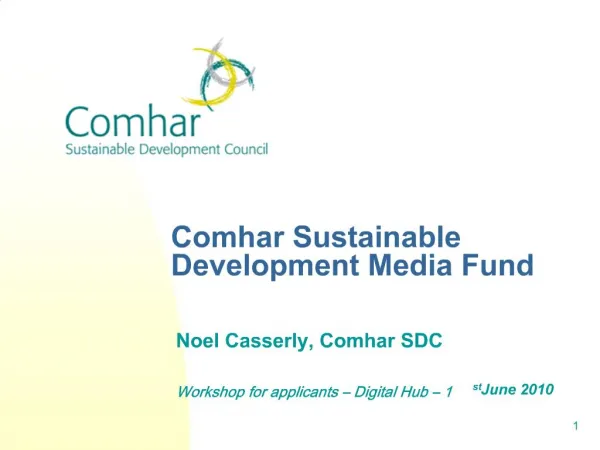 Comhar Sustainable Development Media Fund
