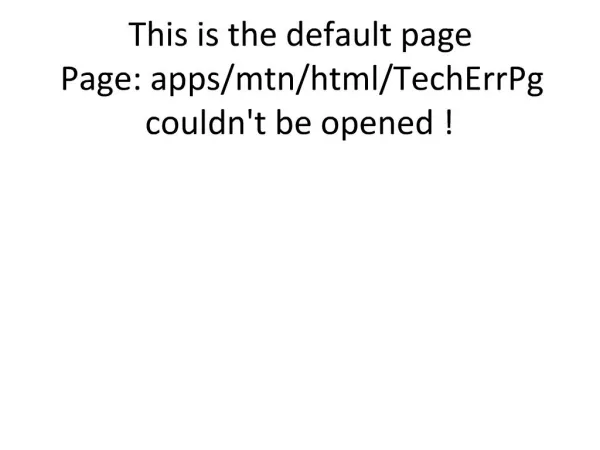 Error servicing your request This is the default page Page: apps