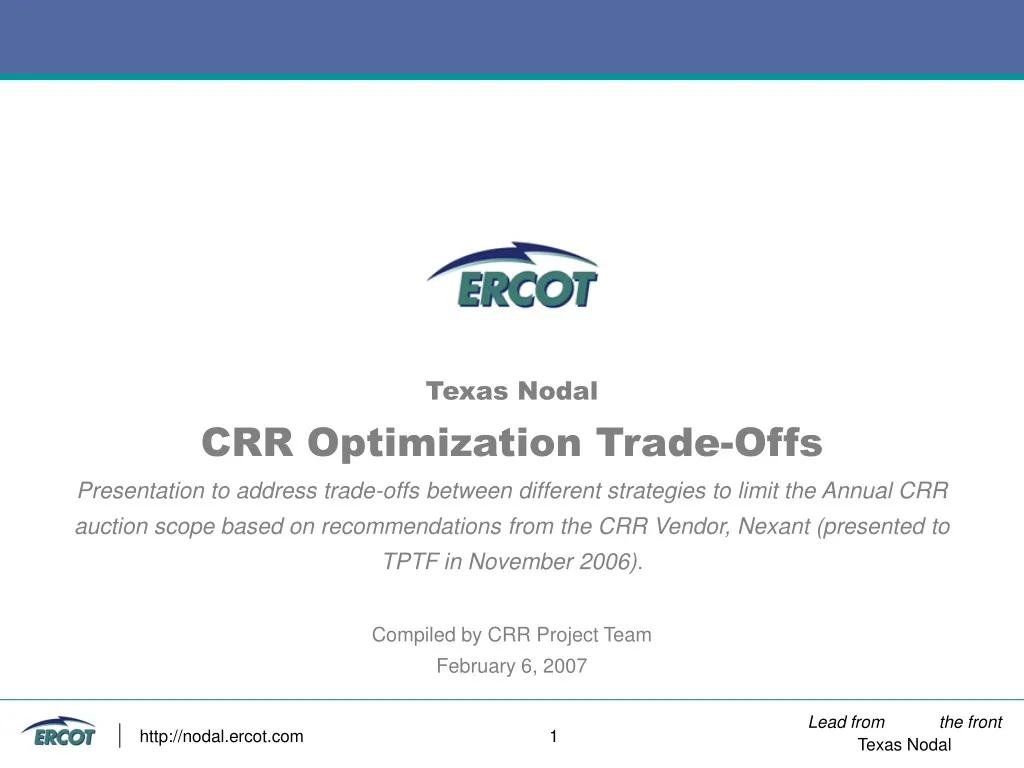 texas nodal crr optimization trade offs
