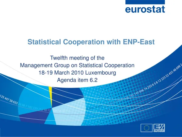 Statistical Cooperation with ENP-East