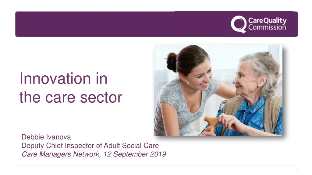 innovation in the care sector