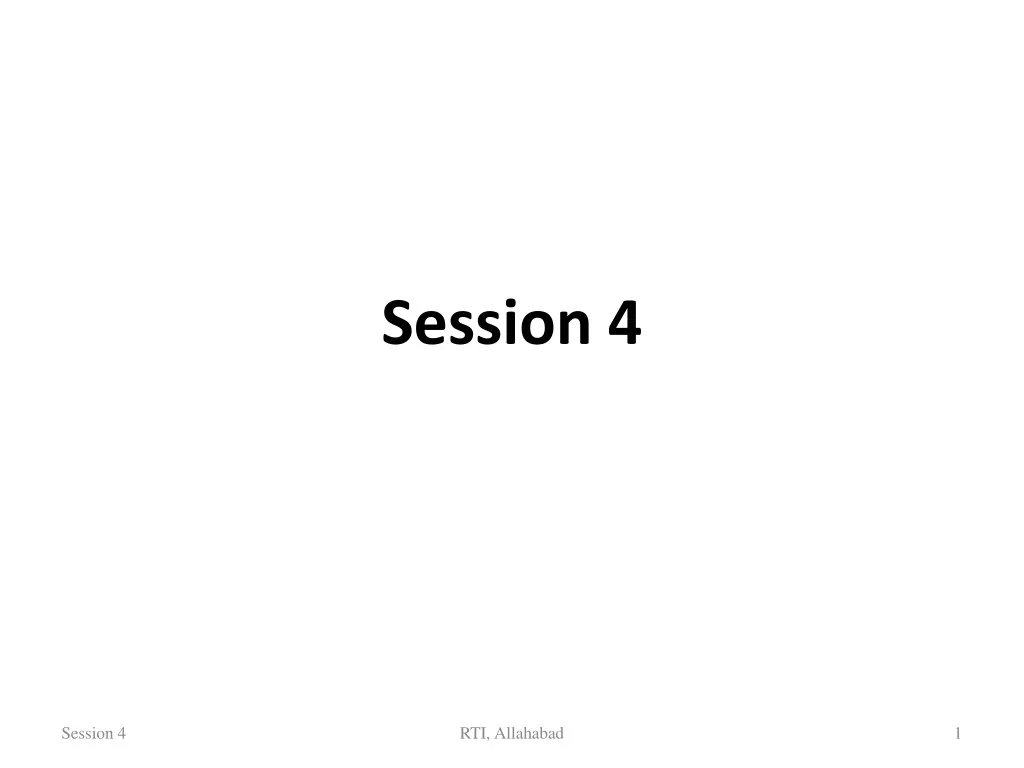 session 4