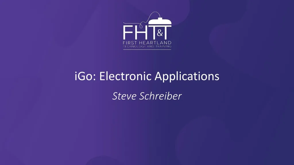 igo electronic applications