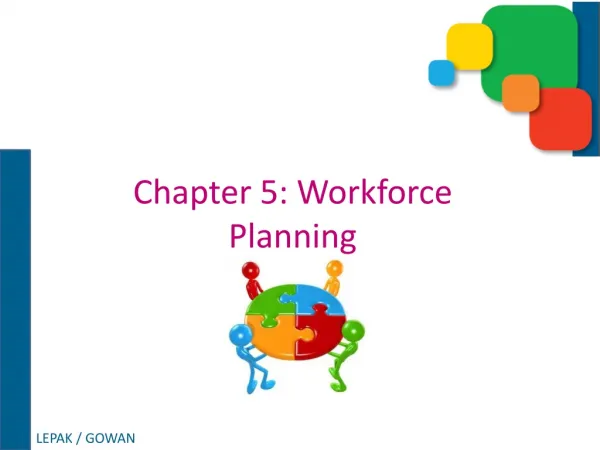 Chapter 5: Workforce Planning