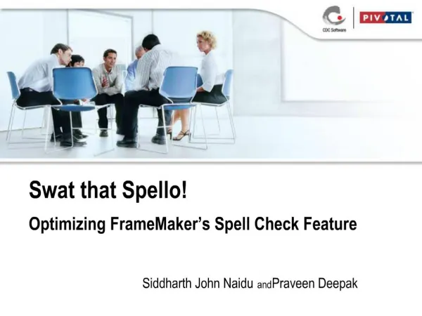 Swat that Spello Optimizing FrameMaker s Spell Check Feature
