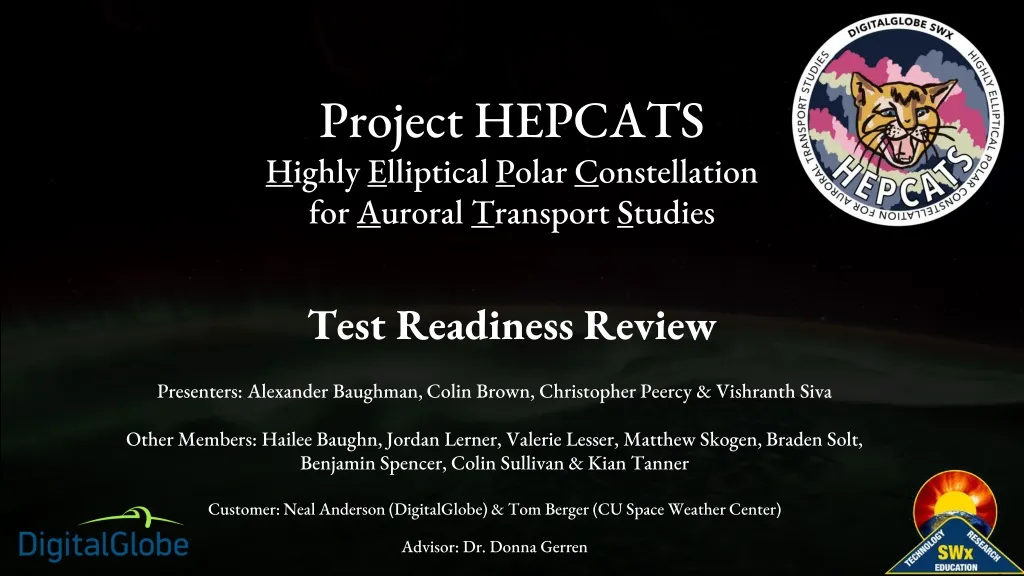 project hepcats h ighly e lliptical p olar