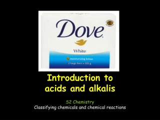 Introduction to acids and alkalis - slide 1