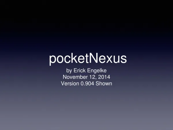 pocketNexus