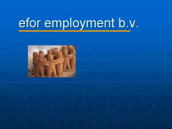 Efor employment b.v.