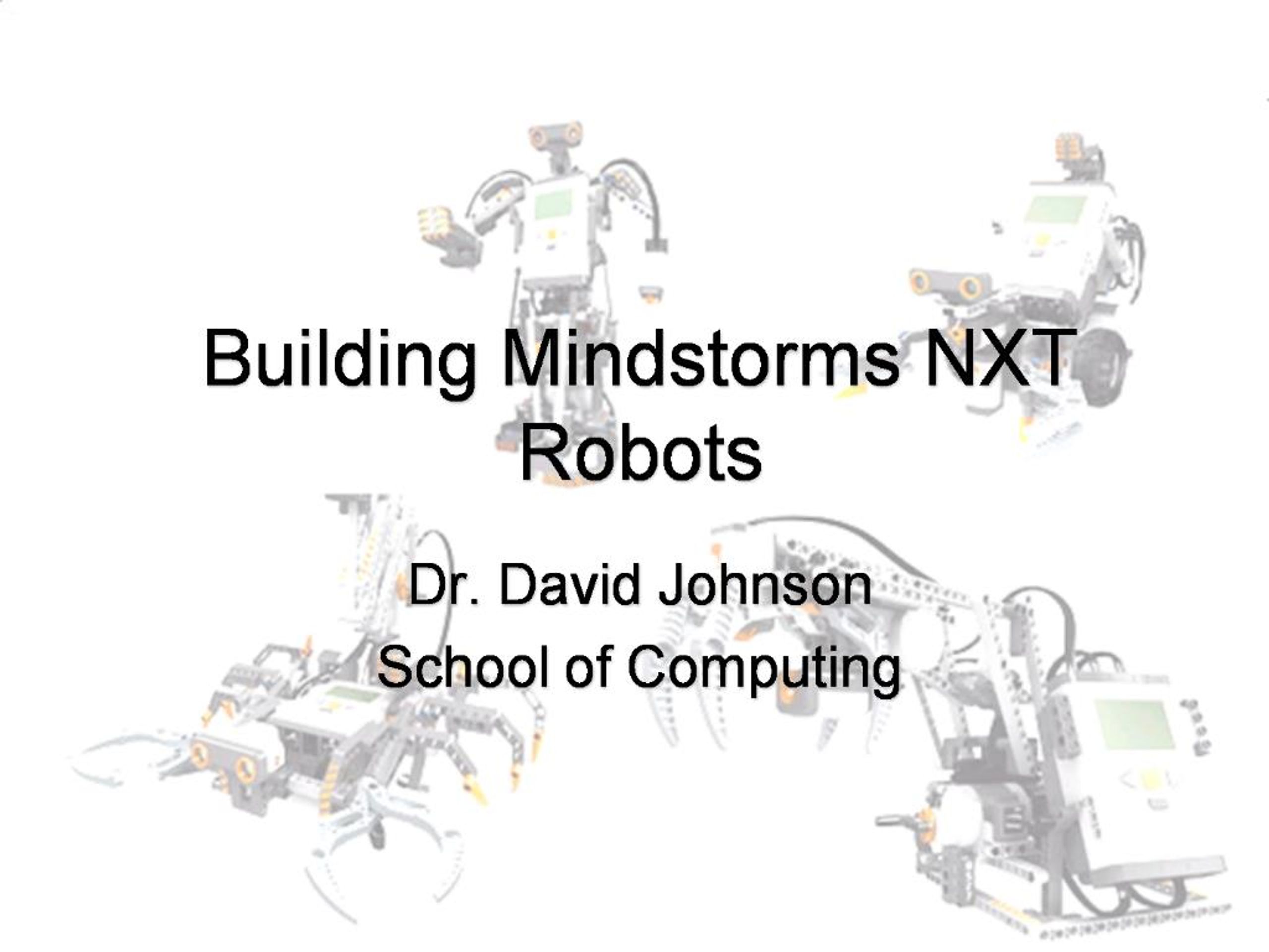 PPT - Building Mindstorms NXT Robots PowerPoint Presentation, free ...