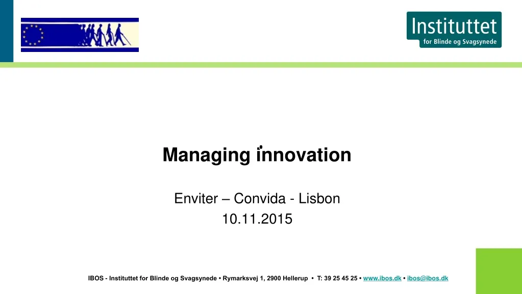 managing innovation enviter convida lisbon