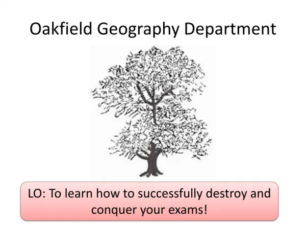 Oakfield Geography Department