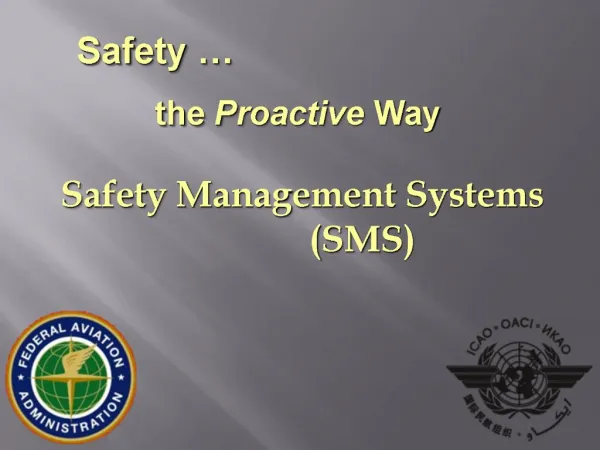 Safety Management Systems SMS