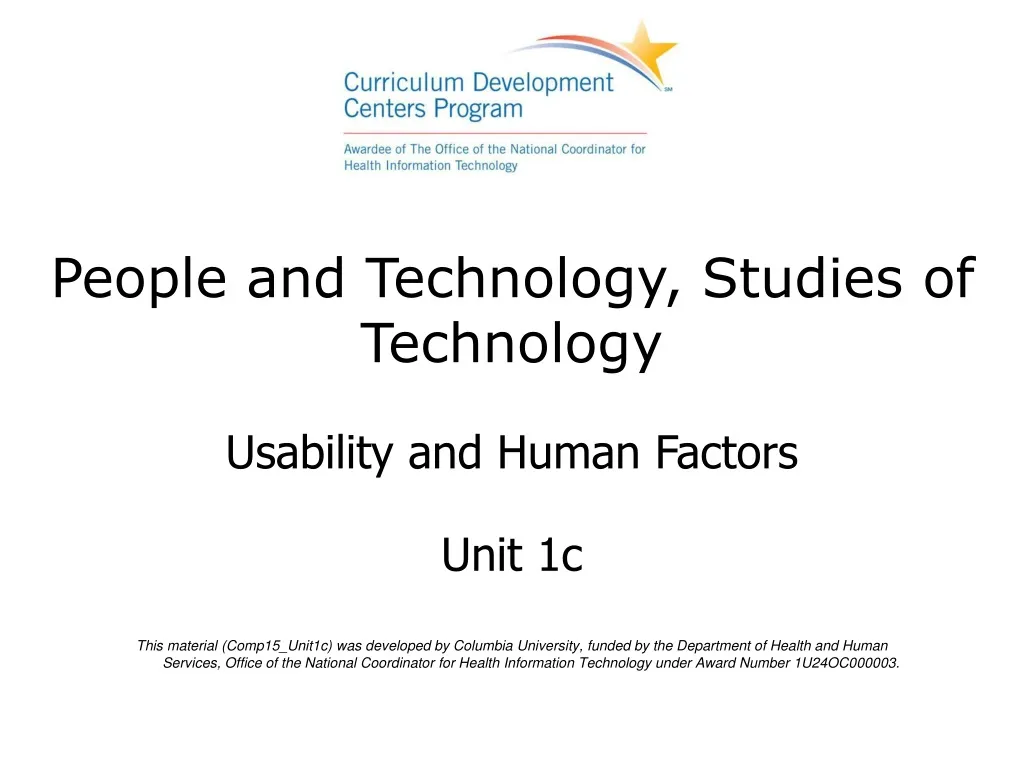 people and technology studies of technology
