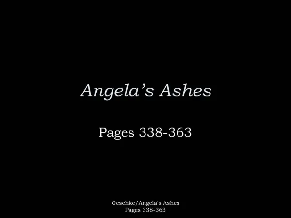 Angela s Ashes