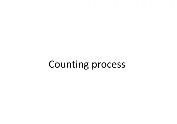 Counting process
