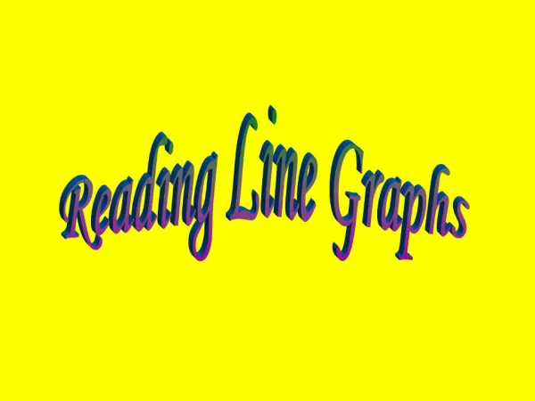 Reading Line Graphs