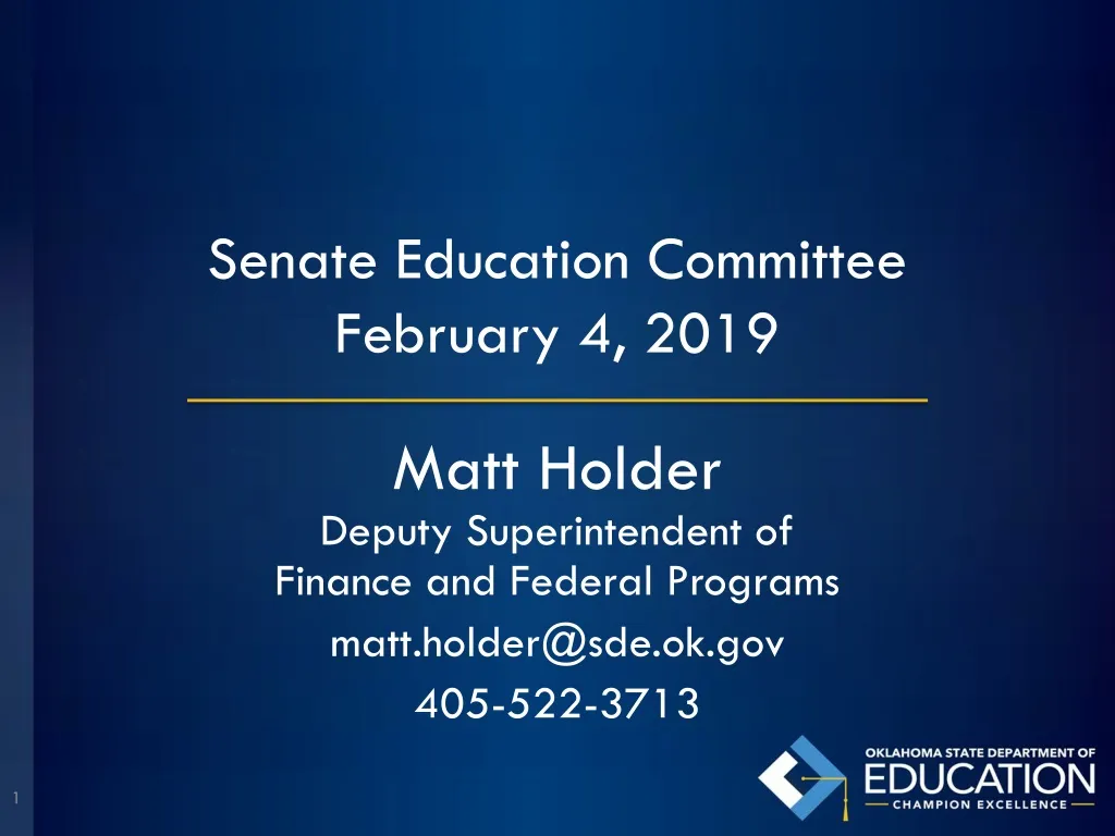 senate education committee february 4 2019