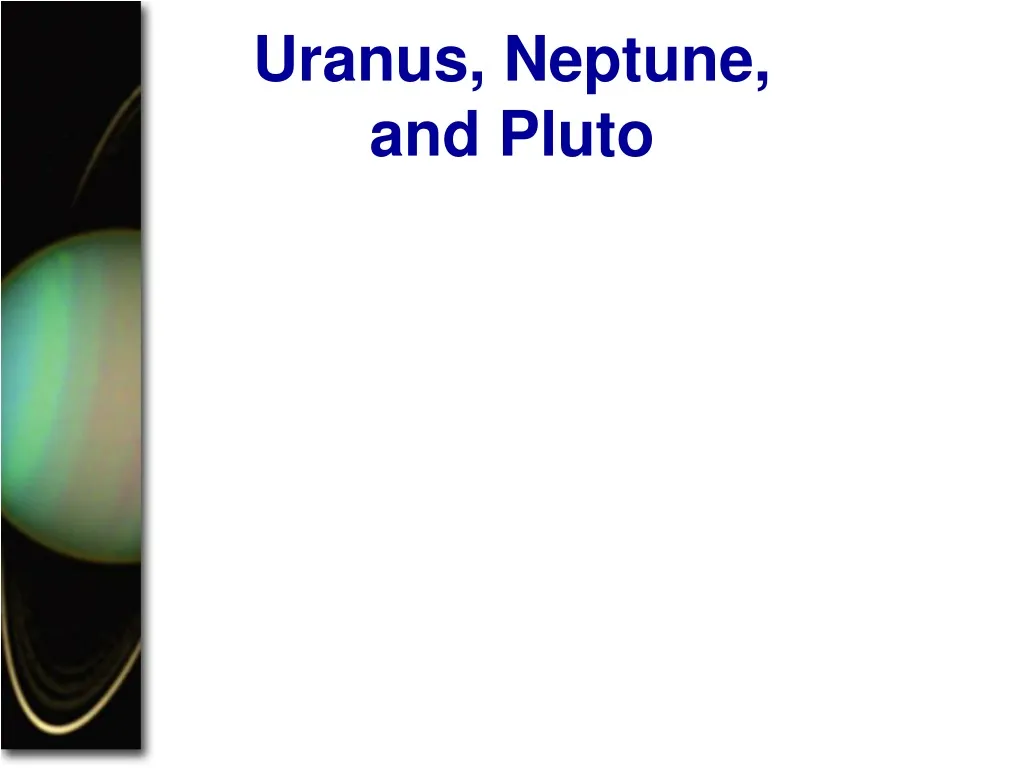 uranus neptune and pluto