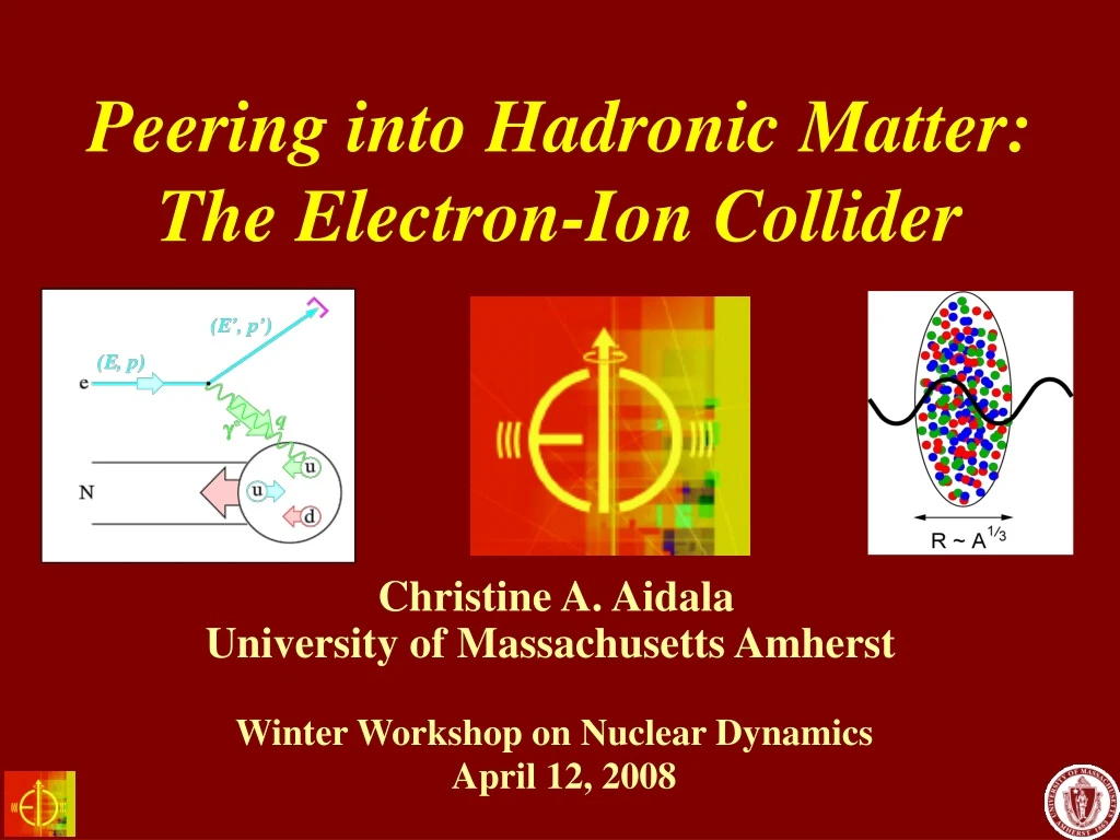 peering into hadronic matter the electron ion collider