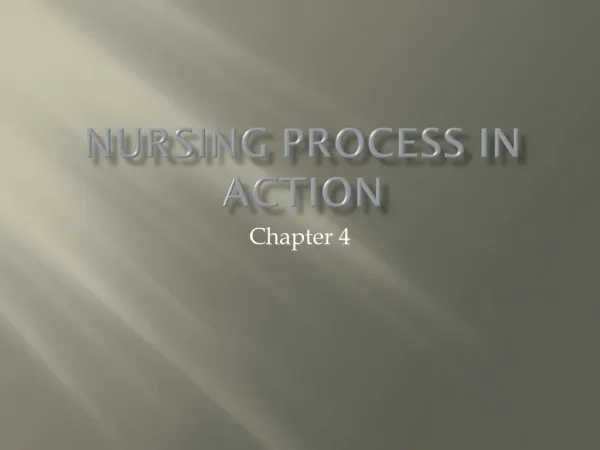 Nursing Process in Action