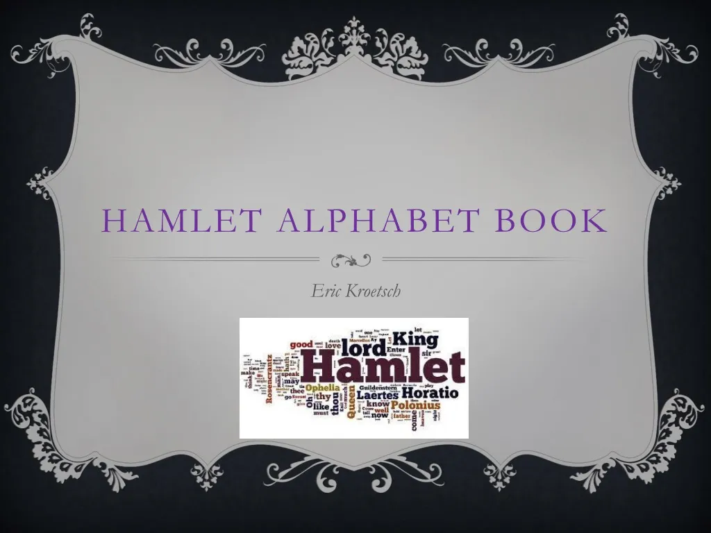 hamlet alphabet book