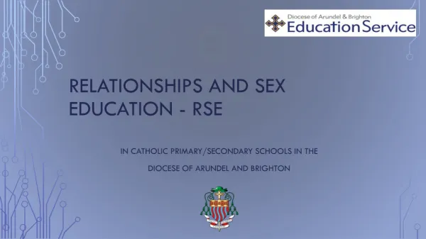 Relationships and Sex education - RSE