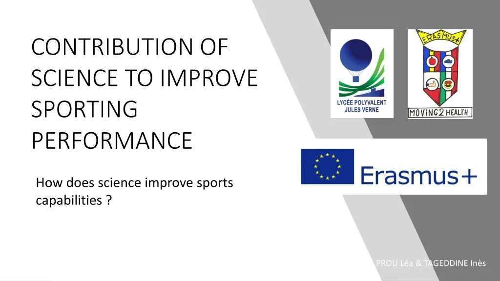 contribution of science to improve sporting