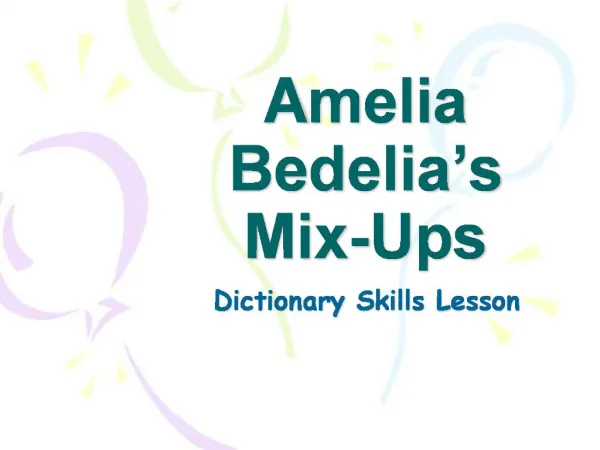 Amelia Bedelia s Mix-Ups
