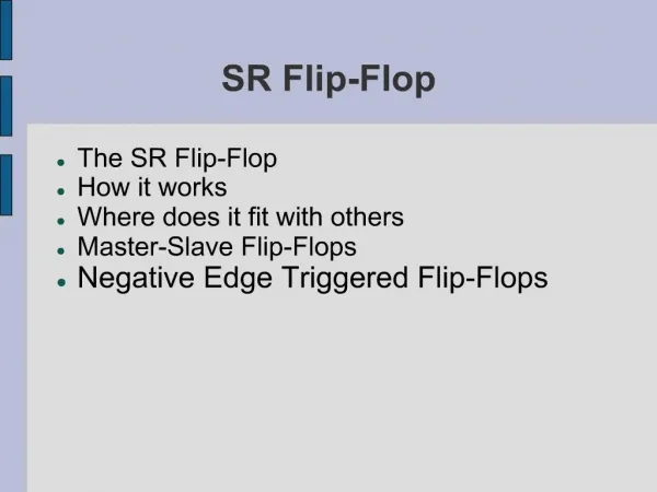 SR Flip-Flop