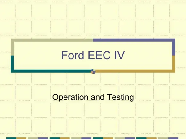 Ford EEC IV