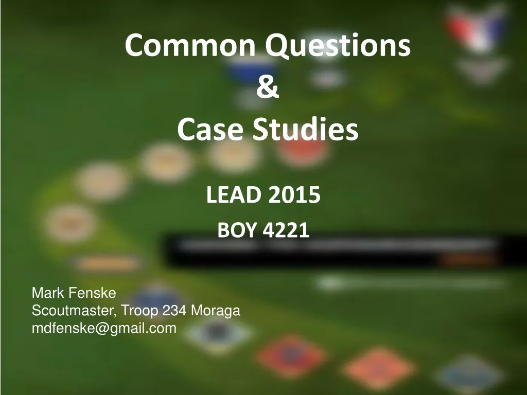 common questions case studies